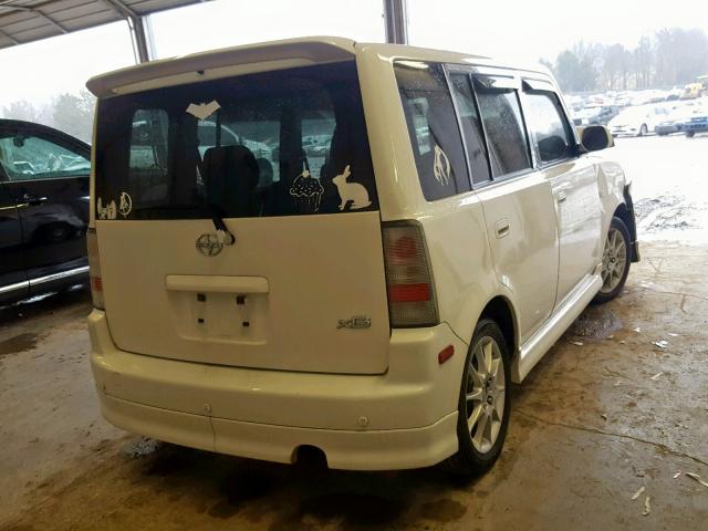 JTLKT324864051172 - 2006 TOYOTA SCION XB Ақ фото 4