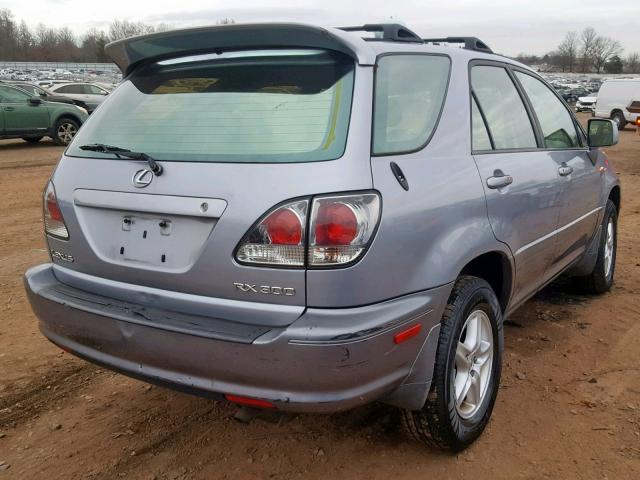 JTJHF10U230303776 - 2003 LEXUS RX 300 SILVER photo 4