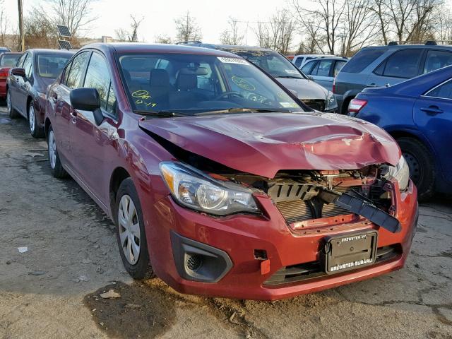 JF1GJAA66EH024452 - 2014 SUBARU IMPREZA BA RED photo 1