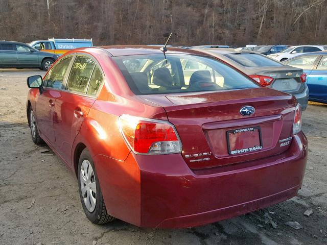 JF1GJAA66EH024452 - 2014 SUBARU IMPREZA BA RED photo 3