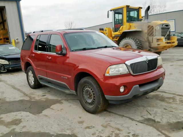 5LMEU88H24ZJ39740 - 2004 LINCOLN AVIATOR 红色 照片 1