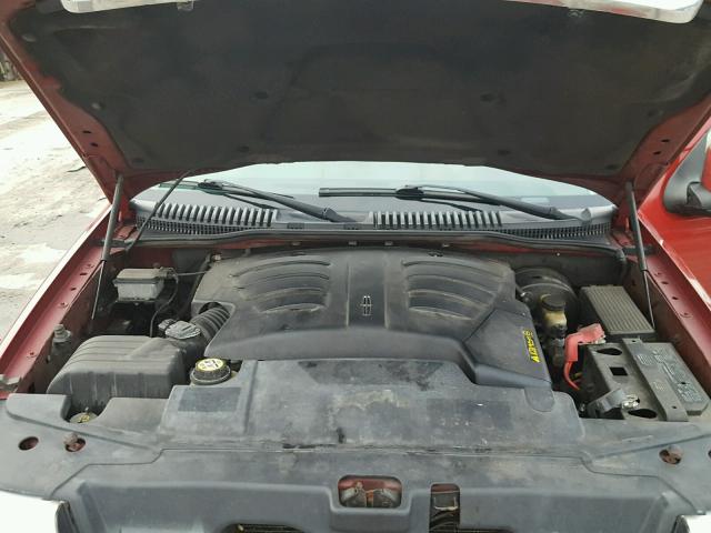 5LMEU88H24ZJ39740 - 2004 LINCOLN AVIATOR 红色 照片 7