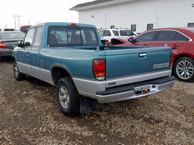 4F4CR16X8RTM87920 - 1994 MAZDA B4000 CAB GREEN photo 3