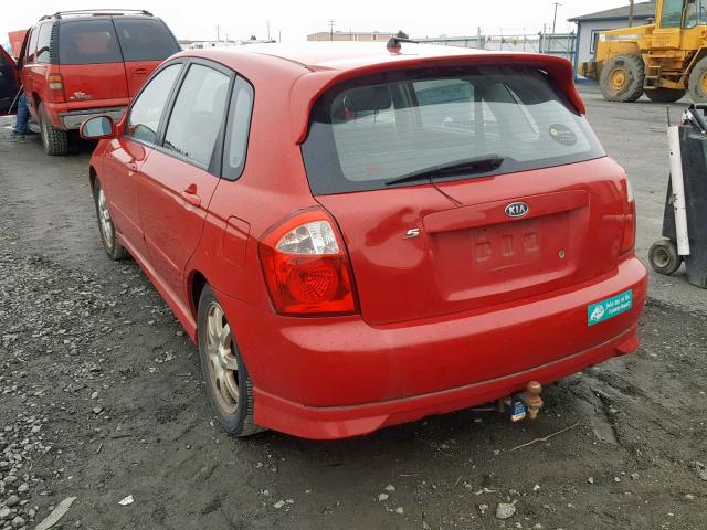 KNAFE161065312152 - 2006 KIA SPECTRA5 RED photo 3