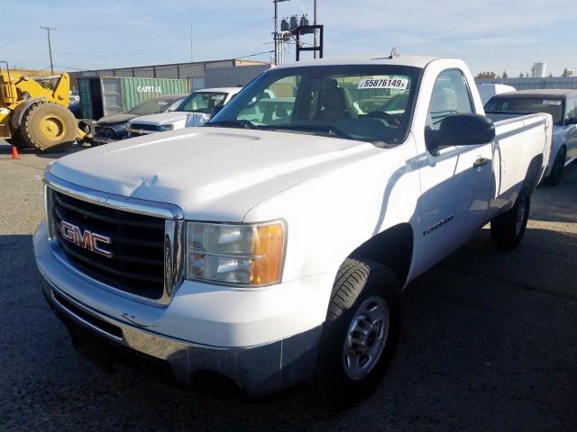 1GTHC24K57E564998 - 2007 GMC SIERRA C25 WHITE photo 2