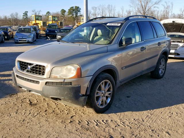 YV1CZ91H541097699 - 2004 VOLVO XC90 T6 GOLD photo 2