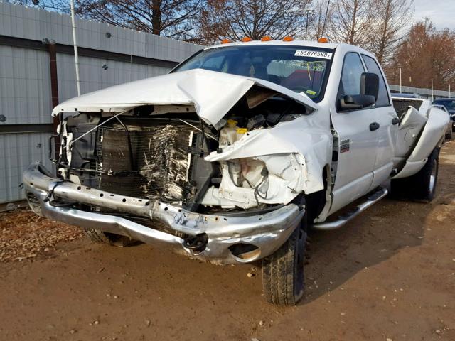 3D7MX48A48G145332 - 2008 DODGE RAM 3500 S WHITE photo 2