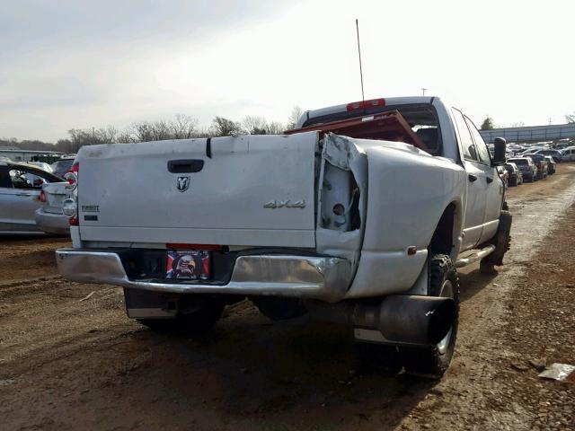 3D7MX48A48G145332 - 2008 DODGE RAM 3500 S WHITE photo 4