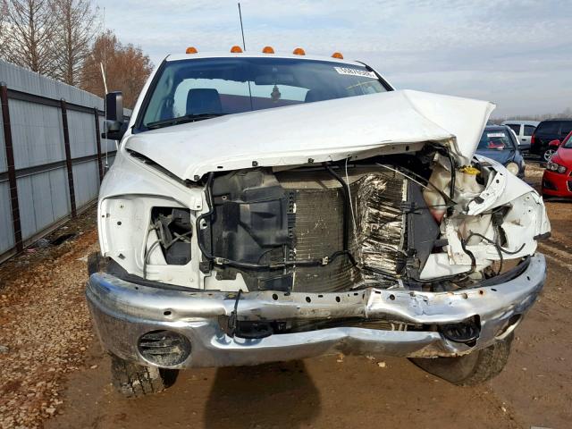 3D7MX48A48G145332 - 2008 DODGE RAM 3500 S WHITE photo 9