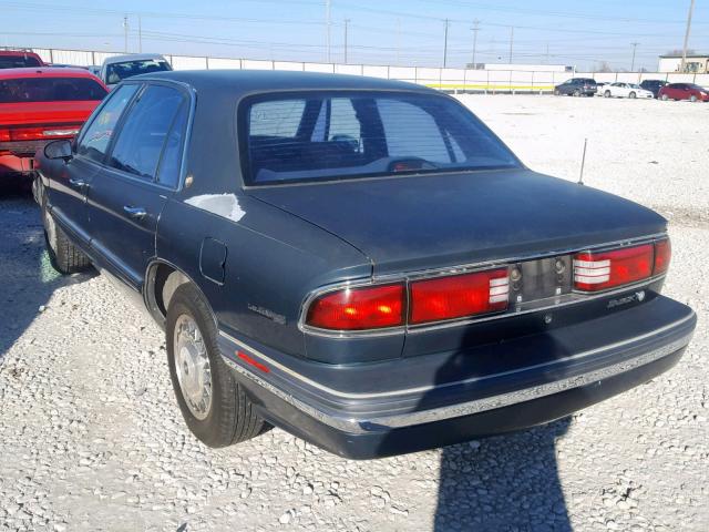 1G4HP53L9PH508864 - 1993 BUICK LESABRE CU GREEN photo 3