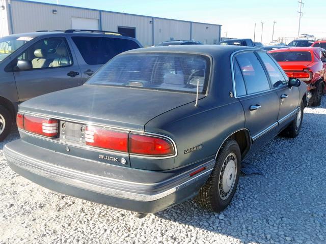 1G4HP53L9PH508864 - 1993 BUICK LESABRE CU GREEN photo 4