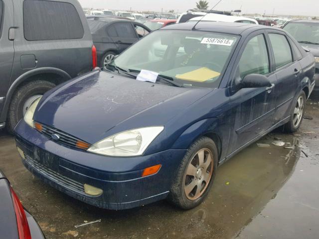 1FAHP38362W293536 - 2002 FORD FOCUS ZTS GREEN photo 2