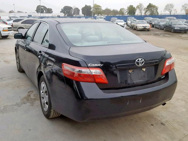 4T4BE46K09R066646 - 2009 TOYOTA CAMRY BASE BLACK photo 3