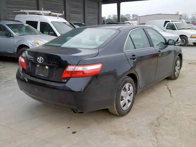 4T4BE46K09R066646 - 2009 TOYOTA CAMRY BASE BLACK photo 4