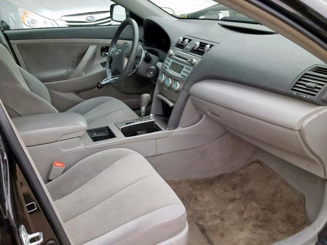 4T4BE46K09R066646 - 2009 TOYOTA CAMRY BASE BLACK photo 5