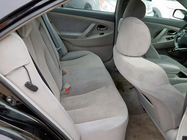 4T4BE46K09R066646 - 2009 TOYOTA CAMRY BASE BLACK photo 6