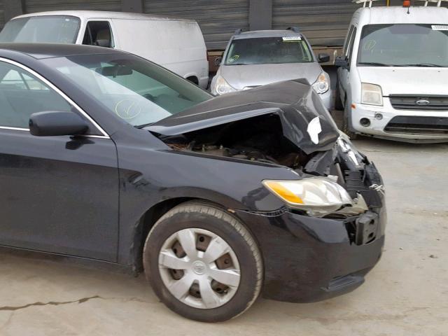 4T4BE46K09R066646 - 2009 TOYOTA CAMRY BASE BLACK photo 9