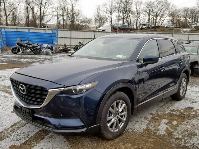 JM3TCBCY6J0203601 - 2018 MAZDA CX-9 TOURI BLUE photo 2