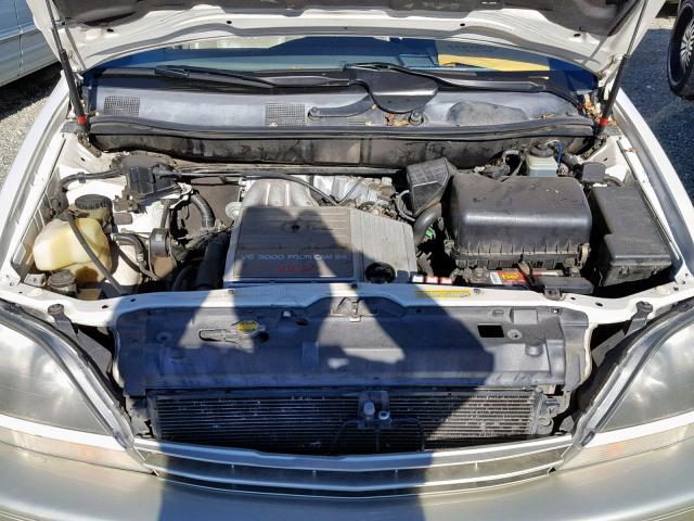 JT6HF10U6X0069822 - 1999 LEXUS RX 300 GOLD photo 7