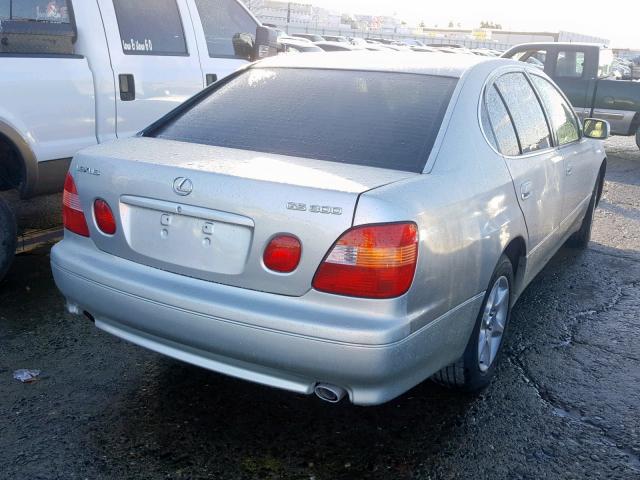 JT8BD69S450207033 - 2005 LEXUS GS 300 SILVER photo 4