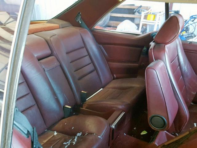 WDBCA45D5GA239107 - 1986 MERCEDES-BENZ 560 SEC MAROON photo 6