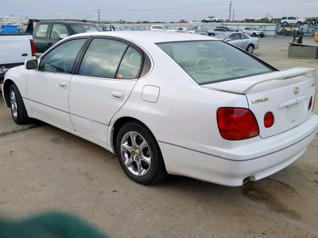 JT8BD69S320156944 - 2002 LEXUS GS 300 WHITE photo 3