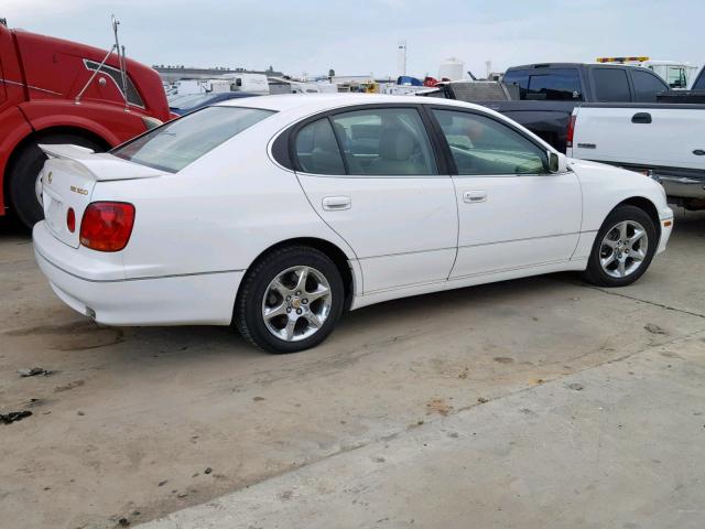 JT8BD69S320156944 - 2002 LEXUS GS 300 WHITE photo 4