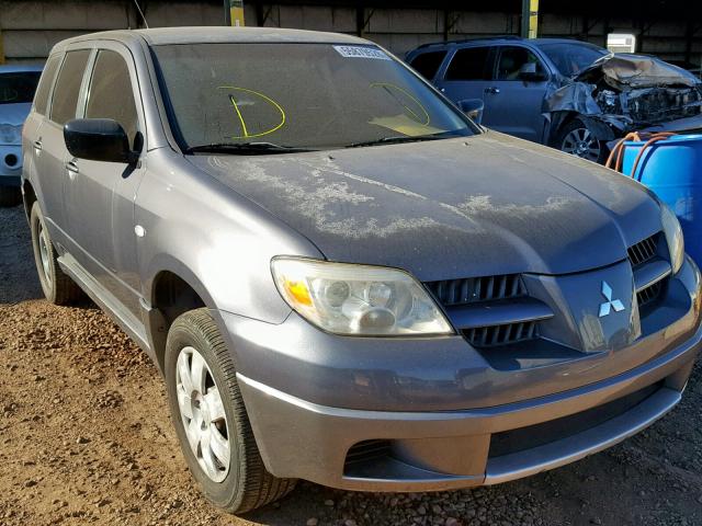 JA4LX31F85U020441 - 2005 MITSUBISHI OUTLANDER GRAY photo 1