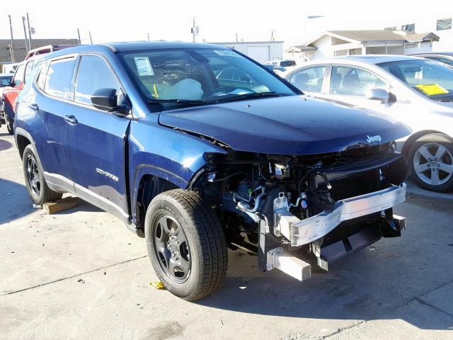 3C4NJCABXJT335310 - 2018 JEEP COMPASS SP ლურჯი ფოტო 1