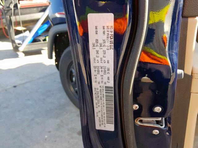 3C4NJCABXJT335310 - 2018 JEEP COMPASS SP ლურჯი ფოტო 10