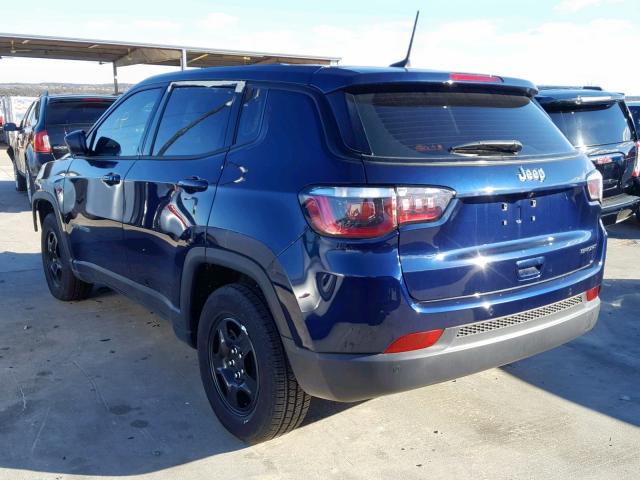 3C4NJCABXJT335310 - 2018 JEEP COMPASS SP ლურჯი ფოტო 3