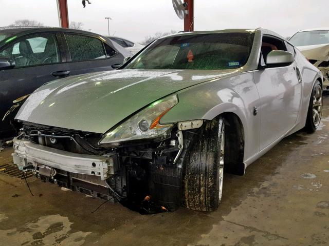 JN1AZ4EH7AM506826 - 2010 NISSAN 370Z SILVER photo 2