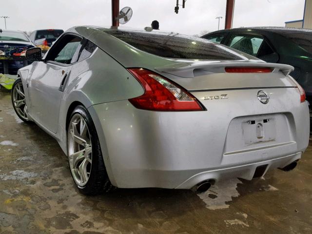 JN1AZ4EH7AM506826 - 2010 NISSAN 370Z SILVER photo 3