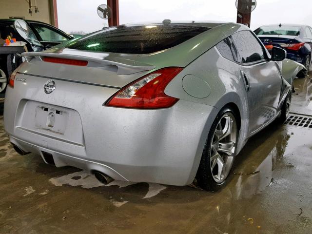 JN1AZ4EH7AM506826 - 2010 NISSAN 370Z SILVER photo 4