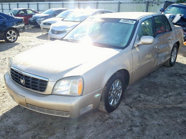 1G6KE57Y95U163218 - 2005 CADILLAC DEVILLE DH GOLD photo 2