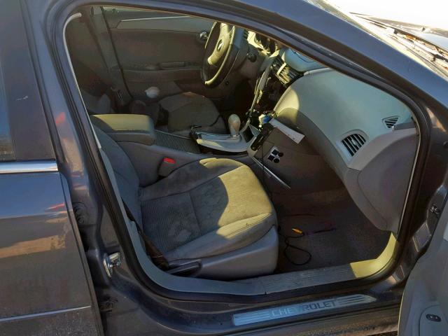 1G1ZG57B39F238192 - 2009 CHEVROLET MALIBU LS GRAY photo 5