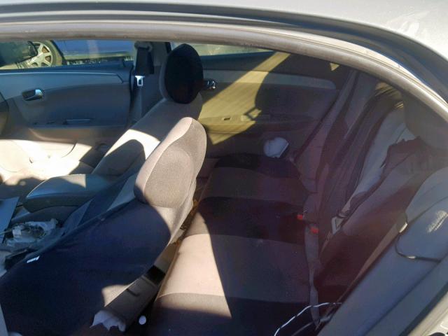 1G1ZG57B39F238192 - 2009 CHEVROLET MALIBU LS GRAY photo 6