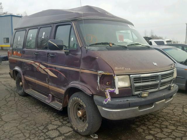 2B6HB21X2VK588689 - 1997 DODGE RAM VAN B2 MAROON photo 1