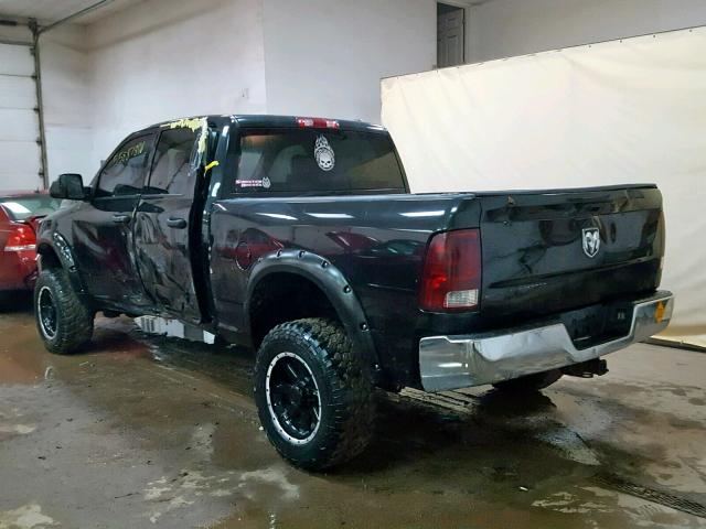 3D7UT2CL7BG522428 - 2011 DODGE RAM 2500 BLACK photo 3