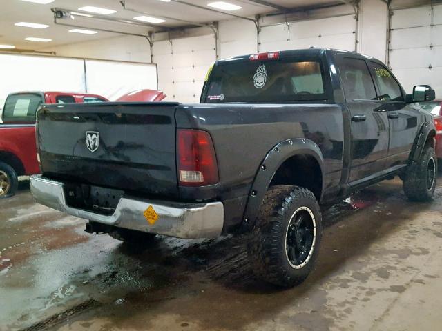 3D7UT2CL7BG522428 - 2011 DODGE RAM 2500 BLACK photo 4