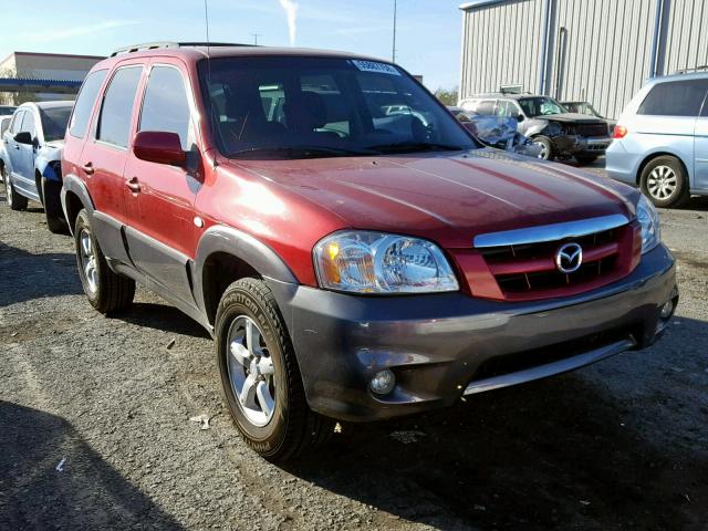 4F2YZ04165KM40540 - 2005 MAZDA TRIBUTE S RED photo 1