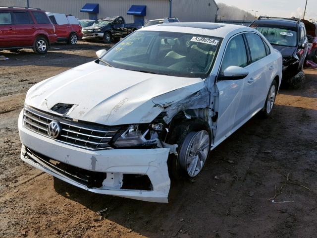 1VWBA7A33JC033031 - 2018 VOLKSWAGEN PASSAT SE WHITE photo 2