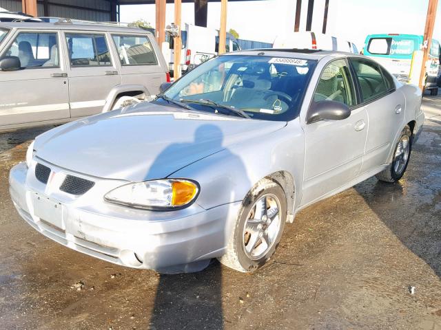 1G2NF52E74M583552 - 2004 PONTIAC GRAND AM S SILVER photo 2