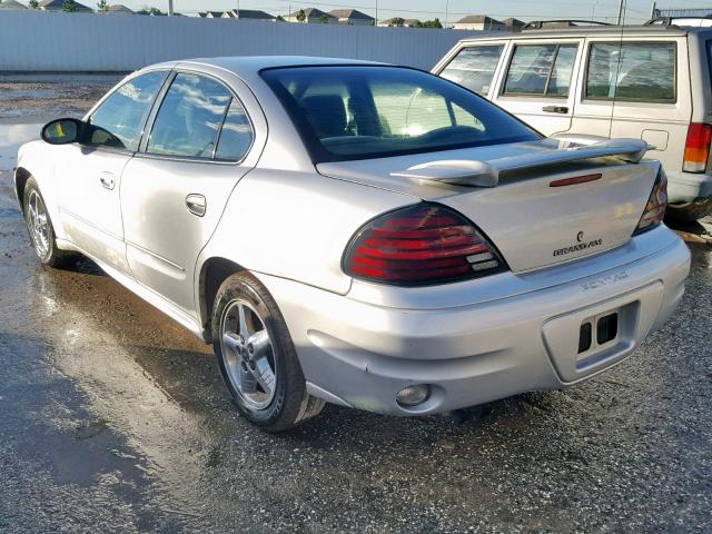 1G2NF52E74M583552 - 2004 PONTIAC GRAND AM S SILVER photo 3