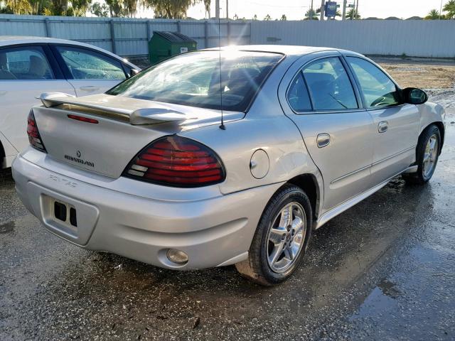 1G2NF52E74M583552 - 2004 PONTIAC GRAND AM S SILVER photo 4