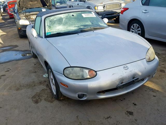 JM1NB353XY0144249 - 2000 MAZDA MX-5 MIATA SILVER photo 1