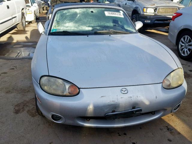 JM1NB353XY0144249 - 2000 MAZDA MX-5 MIATA SILVER photo 9