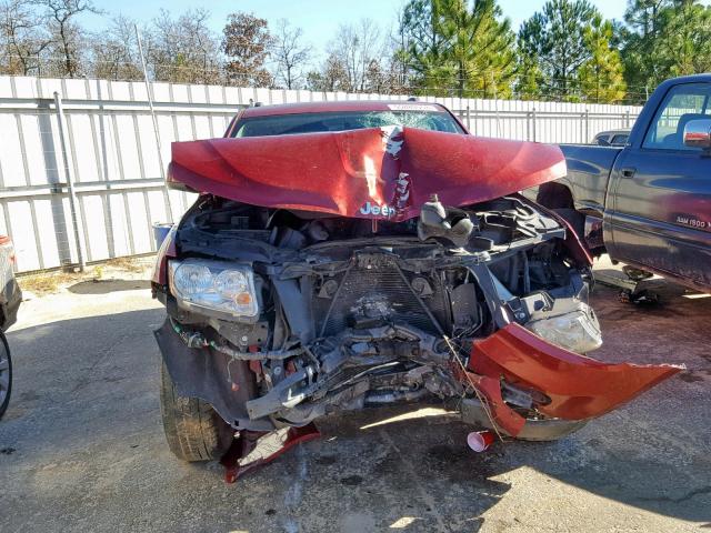 1C4RJEAG5DC595915 - 2013 JEEP GRAND CHER RED photo 9