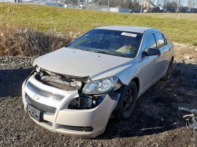 1G1ZA5EBXAF105518 - 2010 CHEVROLET MALIBU LS თაფლისფერი ფოტო 2