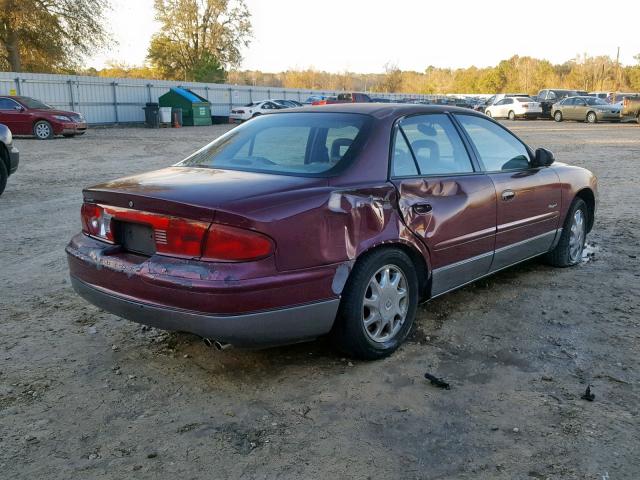 2G4WF551XY1288970 - 2000 BUICK REGAL GS BURGUNDY photo 4